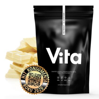 VITA SHAKE - Complete food - BALTAS ŠOKOLADAS